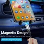 Vention Cable Magnético USB 2.0 CQNHD con Fichas Intercambiables USB-C y Micro USB, Gris Metalizado